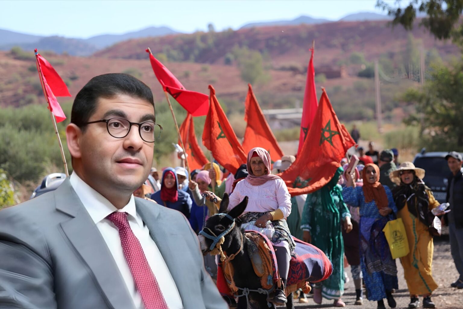 نساء تالحيانت بإقليم خنيفرة يمشين حفاةً نحو الكرامة… وبنسعيد يحلم بمدينة الألعاب