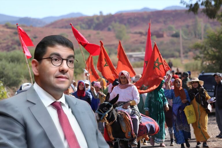 نساء تالحيانت بإقليم خنيفرة يمشين حفاةً نحو الكرامة… وبنسعيد يحلم بمدينة الألعاب